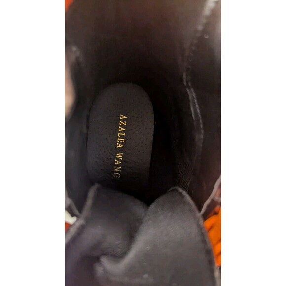 AZALEA WANG MILITARY VIBES CHUNKY HEEL BOOTIE IN CAMO BRAND NWOT WOMEN'S SZ 7 - Picture 10 of 11